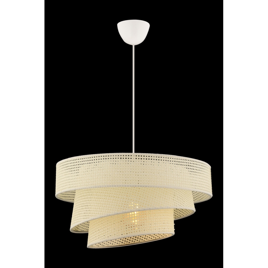 Luster na kablu COUPER 1xE27/60W/230V beli
