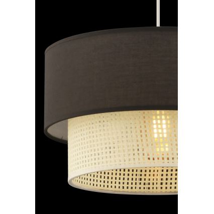 Luster na kablu ECHO 1xE27/60W/230V braon/krem