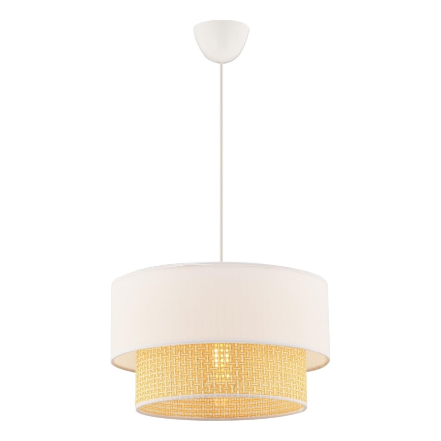 Luster na kablu ECHO 1xE27/60W/230V krem/bež