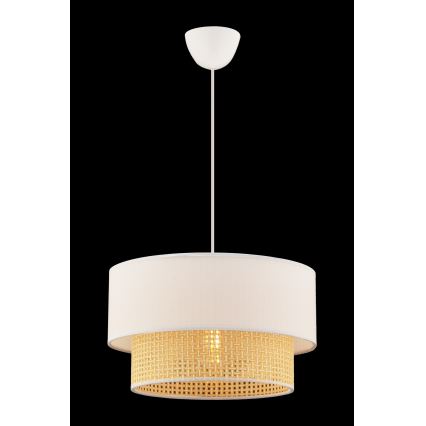Luster na kablu ECHO 1xE27/60W/230V krem/bež