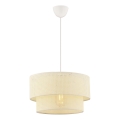 Luster na kablu ECHO 1xE27/60W/230V krem