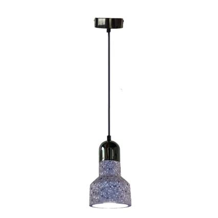 Luster na kablu TERRAZZO 1xE27/60W/230V prečnik 12 cm siva