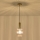 Luster na kablu TOPAZ 1xE27/15W/230V braon prečnik 13 cm