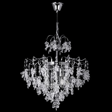 Luster na lancu 4xE14/60W/230V pr. 40 cm sjajni krom