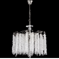 Luster na lancu 6xE14/60W/230V pr. 46 cm sjajni krom