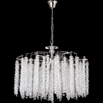 Luster na lancu 7xE14/60W/230V pr. 54 cm sjajni krom