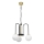 Luster na lancu CAMBRIDGE 3xE14/60W/230V crno/mesing