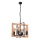Luster na lancu CEDRIC 4xE27/60W/230V bukva/braon