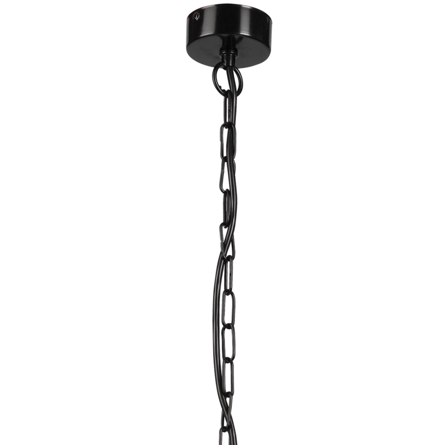 Luster na lancu CEDRIC 4xE27/60W/230V bukva/braon