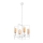 Luster na lancu CEDRIC II 4xE27/60W/230V bela