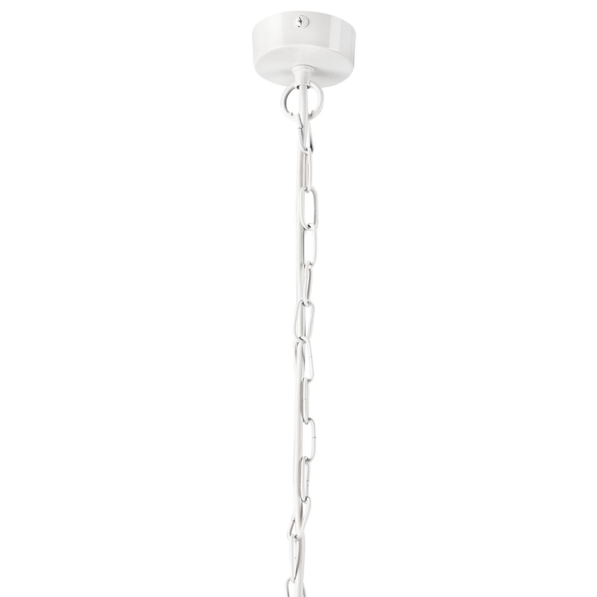 Luster na lancu CEDRIC II 4xE27/60W/230V bela
