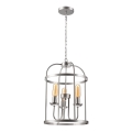 Luster na lancu CONSTANTINE 3xE27/60W/230V mat krom