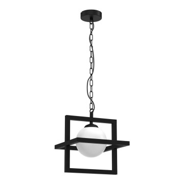 Luster na lancu DIEGO 1xE14/40W/230V crno