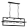 Luster na lancu DIEGO 3xE14/40W/230V crno
