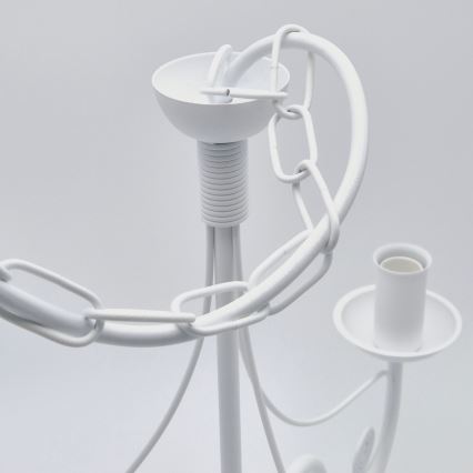 Luster na lancu DONATO 3xE14/40W/230V bela