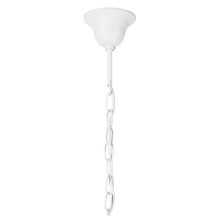 Luster na lancu DONATO 5xE14/40W/230V bela