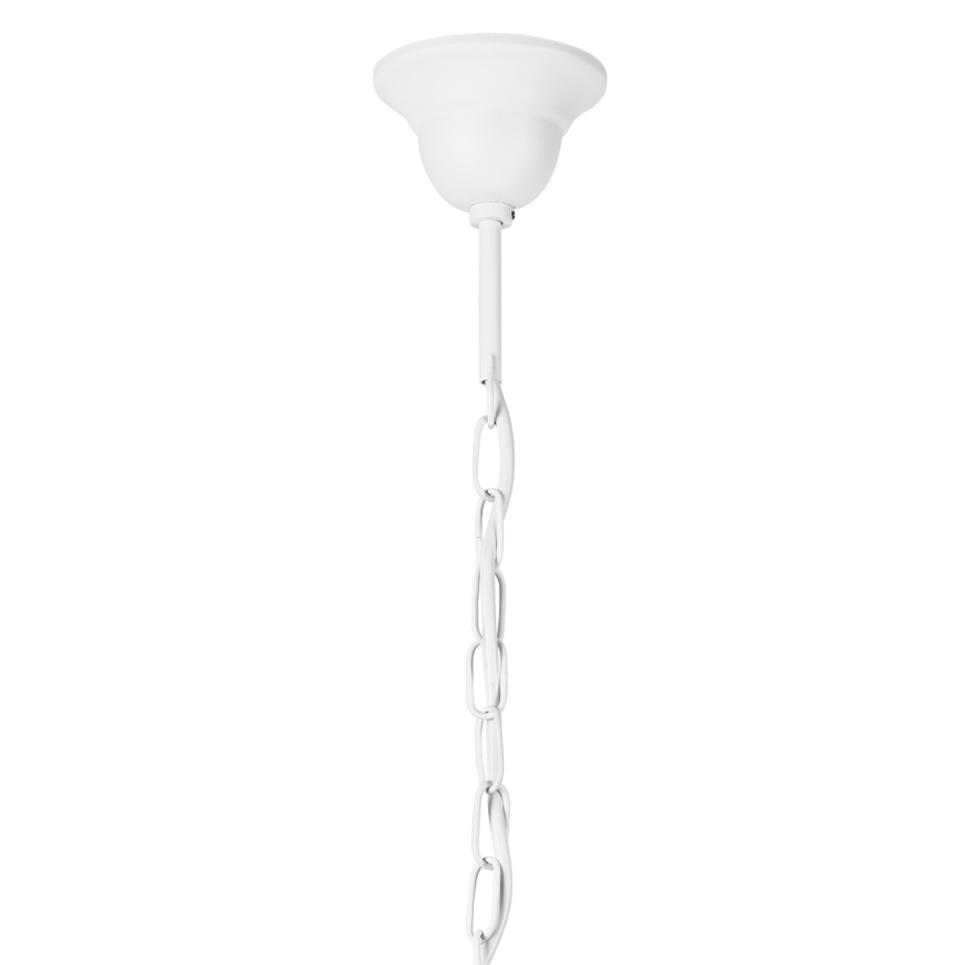 Luster na lancu DONATO 5xE14/40W/230V bela