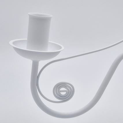 Luster na lancu DONATO 5xE14/40W/230V bela