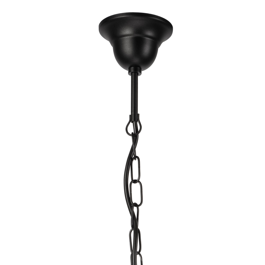 Luster na lancu DONATO 5xE14/40W/230V crno