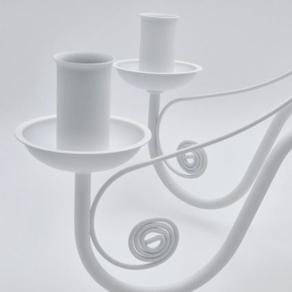 Luster na lancu DONATO 6xE14/40W/230V bela