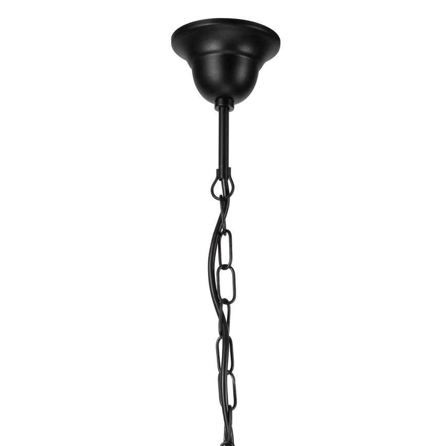 Luster na lancu DONATO 6xE14/40W/230V crno