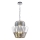 Luster na lancu DONNA 9xE14/40W/230V, prečnik 45 cm, mat hrom