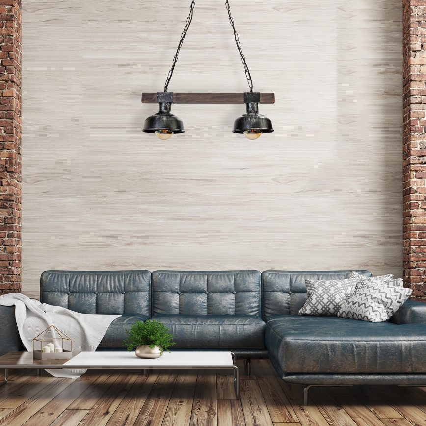 Luster na lancu FARO 2xE27/60W/230V