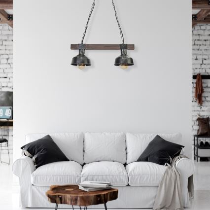 Luster na lancu FARO 2xE27/60W/230V