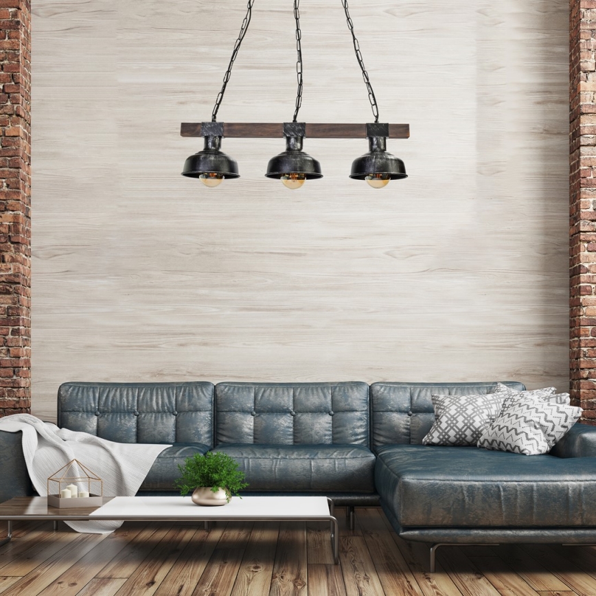 Luster na lancu FARO 3xE27/60W/230V