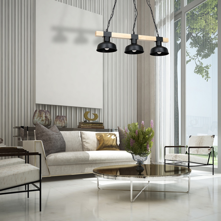 Luster na lancu FARO 3xE27/60W/230V