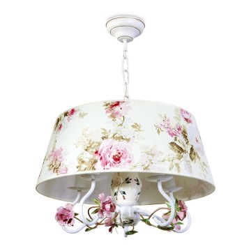 Luster na lancu FLORENCE 5xE14/40W/230v