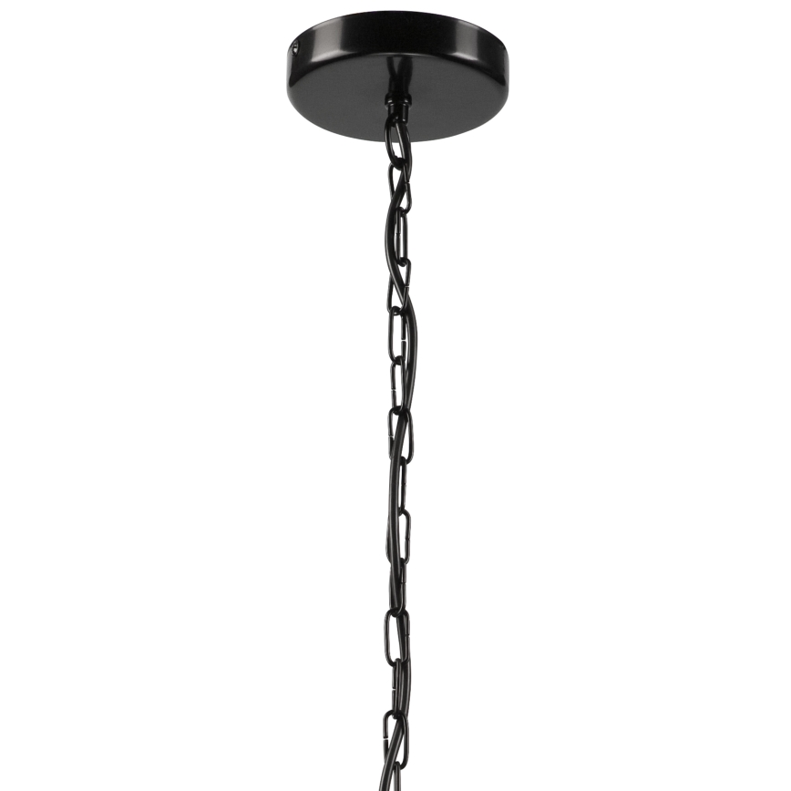 Luster na lancu GINA 3xE27/60W/230V crno