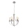 Luster na lancu GINA 5xE27/60W/230V mat krom