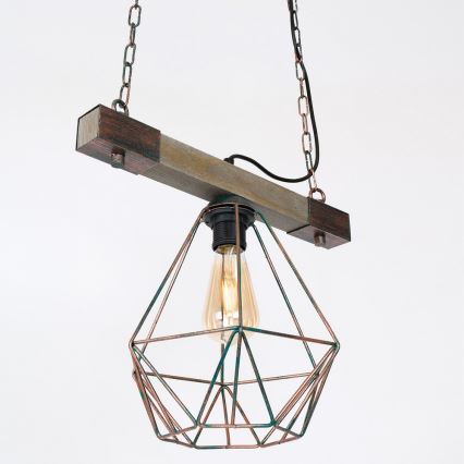 Luster na lancu HAKON 1xE27/60W/230V