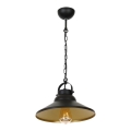 Luster na lancu IRON 1xE27/60W/230V