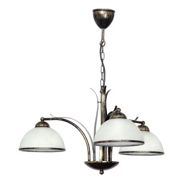 Luster na lancu KORFU 3xE27/60W/230V