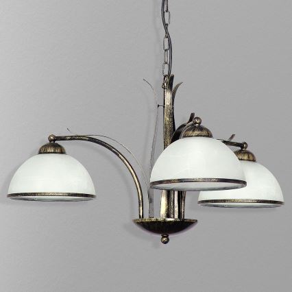 Luster na lancu KORFU 3xE27/60W/230V