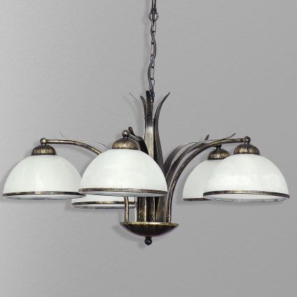 Luster na lancu KORFU 5xE27/60W/230V