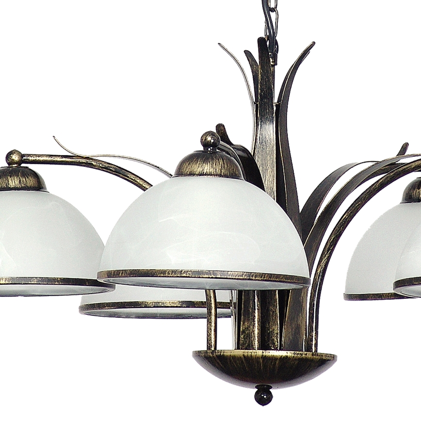 Luster na lancu KORFU 5xE27/60W/230V