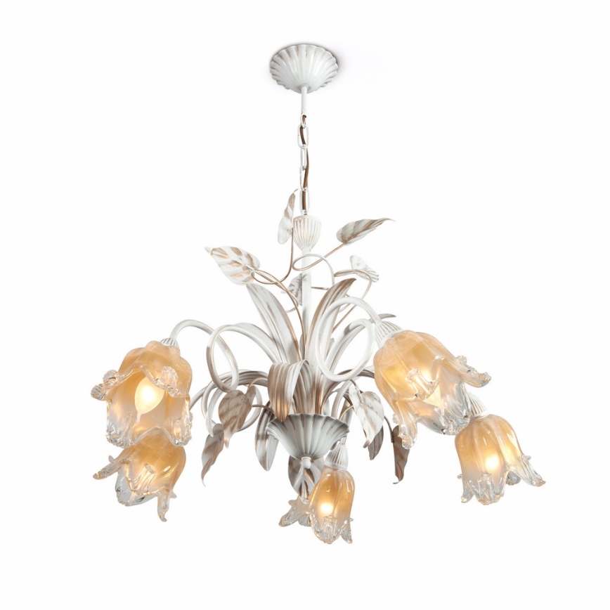 Luster na lancu LUCIA 5xE14/40W/230V