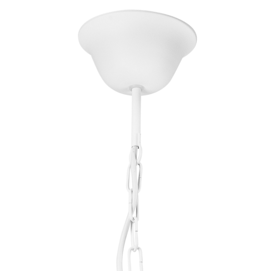 Luster na lancu LUCY 3xE14/60W/230V bela