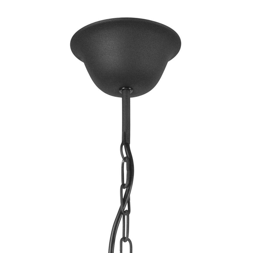 Luster na lancu LUCY 3xE14/60W/230V crno