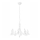 Luster na lancu LUCY 8xE14/60W/230V bela