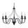 Luster na lancu MINERWA 5 5xE14/40W/230V crno