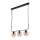Luster na lancu MORGAN 3xE27/60W/230V crna/bakarna