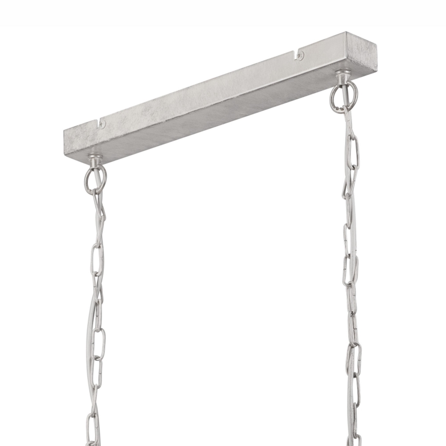 Luster na lancu NOEMI 2xE27/60W/230V srebrno