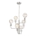 Luster na lancu ORLANDO 6xE27/60W/230V srebrno