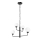 Luster na lancu OSCAR 4xG9/5W/230V crno