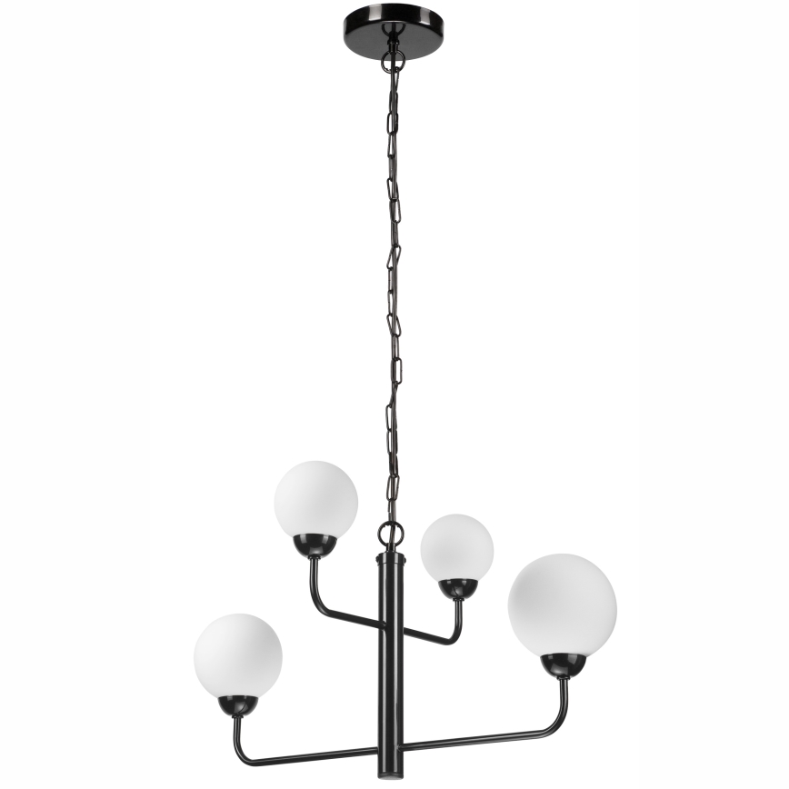 Luster na lancu OSCAR 4xG9/5W/230V crno