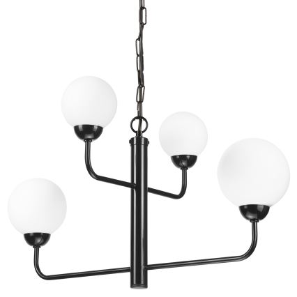 Luster na lancu OSCAR 4xG9/5W/230V crno